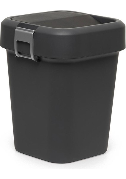 Comfort Dust Bin Siyah Çöp Kovası - 8 Lt