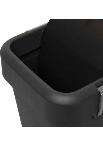 Comfort Dust Bin Siyah Çöp Kovası - 8 Lt