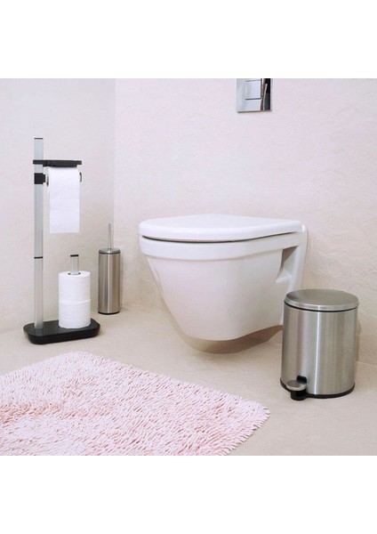 Cigo Paslanmaz Çelik Pedallı Banyo Çöp Kovası - Gri - 6 Lt fırsatları