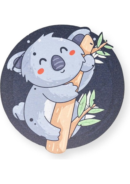 Koala Ahşap Bardak Altlığı Magnet