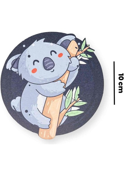 Koala Ahşap Bardak Altlığı Magnet