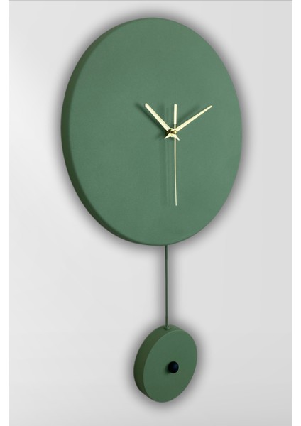 Elis Model Modern Dekoratif Metal Sıvama Akar Sessiz Mekanizmalı Duvar Saati (30*30 cm ) (Sarkaç Şeklinde Süs Ayarlanabilir) fiyatları