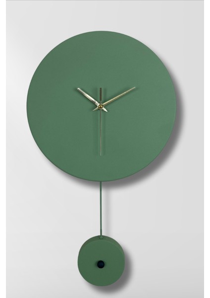 Elis Model Modern Dekoratif Metal Sıvama Akar Sessiz Mekanizmalı Duvar Saati (30*30 cm ) (Sarkaç Şeklinde Süs Ayarlanabilir) modelleri