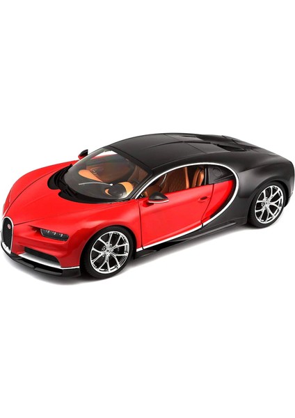 15611040R - 1: 18 Bugatti Chiron, Araba, Kırmızı