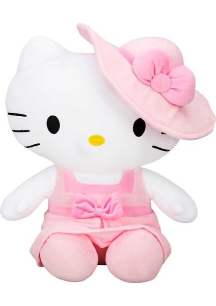 Kitty Şapkalı Peluş 36 Cm. - Mor