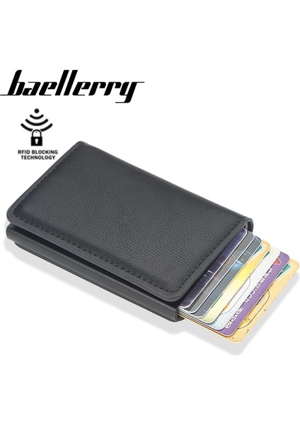 Kahverengi Tarzı Alüminyum Metal Kredi Iş Mini Kart Cüzdanı Bir Kadın Akıllı Cüzdan Kartvizitlik Rfid Cüzdan (Yurt Dışından) fiyatları