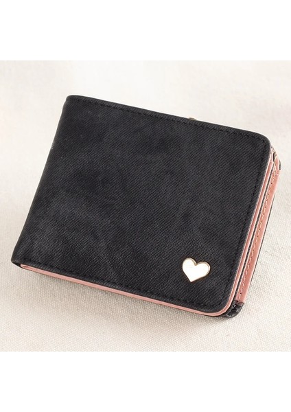 Mor Tarzı Kadınlar Küçük Debriyaj Cüzdan Çok Fonksiyonlu Değişim Çantalar Kalp Dekorasyon Büyük Kapasiteli Cüzdan Sevimli Kart Sahibinin Para Çantası (Yurt Dışından) indirimleri