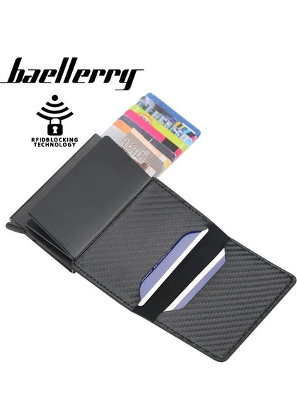 Karbon Fiber 01 Stili Erkekler Akıllı Cüzdanlar Rfid Anti-Manyetik Kart Sahipleri Pu Deri Çanta Kadın Çantalar Mini Cüzdan Kredi Kartı Tutacağı Akıllı Cüzdan (Yurt Dışından)