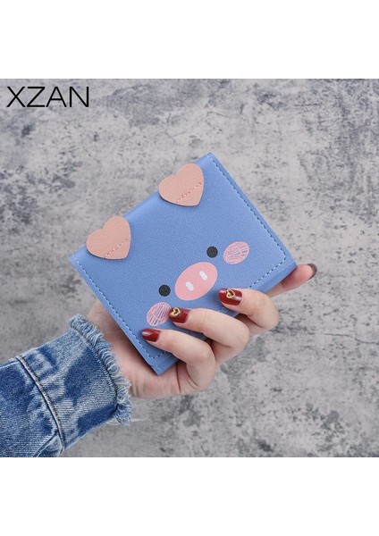 Açık Yeşil Stil Kısa Cüzdan Öğrenci Sevimli Cartoom Çantalar Kadın Moda Desen Kadın Mini Düz Renk Üç Katlı Öğrenci Cüzdanı Kart Sahibinin (Yurt Dışından) fiyatları