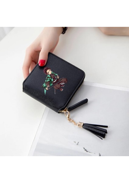 Siyah-5 Tarzı Kadın Cüzdanı Ghost Slayer's Blade Cüzdanı Pu Cüzdanı Yeni Kore Fermuarlı Madeni Para Cüzdanı Anime Çevre Birimi Madeni Para Cüzdanı (Yurt Dışından) indirimleri