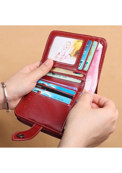 Lacivert Tarzı Yeni Deri Kadın Cüzdan Küçük Ldies Çantalar Kısa Bozuk Para Cüzdanı Kızlar Için Kadın Küçük Portomonee Lady Perse Kart Sahibinin (Yurt Dışından)