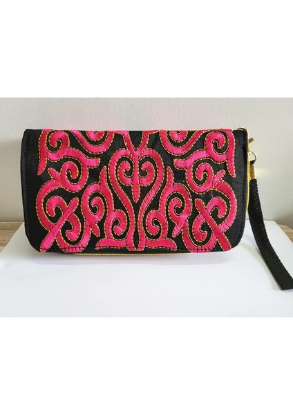 Açık Sarı Stil Etgh Kapasiteli Fermuar Tavuskuşu Nakış Kadın Uzun Cüzdan Retro Rahat Kanvas Bozuk Para Cüzdanı Debriyaj Telefon Çantaları (Yurt Dışından)