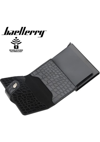 Kahverengi Tarzı Yeni Erkekler Karbon Fiber Kart Sahibinin Cüzdanları Metal Rfıd Vintage Alüminyum Kutu Ince Mini Cüzdan Küçük Para Çantası Erkek Çantalar (Yurt Dışından) fırsatları