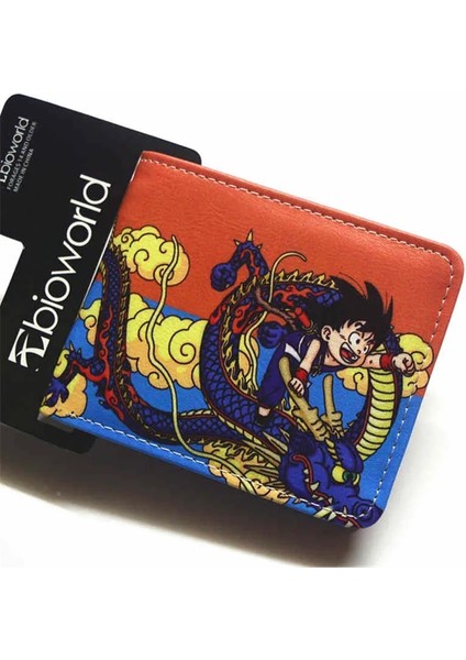 D2 Stili Karikatür Cüzdan Wu Kong Kredi Kartı Yuvası Fotoğraf Öğrenci Genç Kısa Cüzdan (Yurt Dışından)