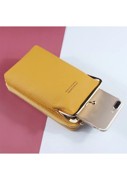 A-Gri Tarzı 2020 Kadın Cüzdan Düz Renk Küçük Omuz Çantası Çok Fonksiyonlu Mektup Telefon Para Cüzdan Cep Çantaları Debriyaj Organizatör Depolama (Yurt Dışından) fırsatları