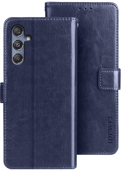 Samsung Galaxy M34 5g / F34 5g Çılgın At Doku Cüzdan Kapağı (Yurt Dışından)