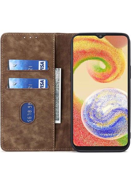 Samsung Galaxy M14 5g Dokulu Telefon Kapağı, Stand Rfıd Engelleme Cüzdanı Manyetik Deri Flip Case (Yurt Dışından) modelleri