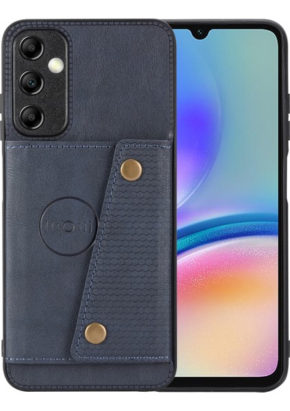 Samsung Galaxy A15 5g Anti-Drop Deri Kaplamalı Tpu Kart Tutucu Telefon Kabuğu (Yurt Dışından)