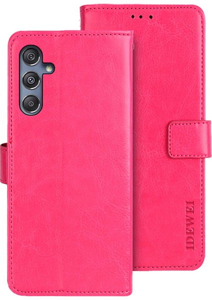 Samsung Galaxy M34 5g / F34 5g Çılgın At Doku Cüzdan Kapağı (Yurt Dışından)
