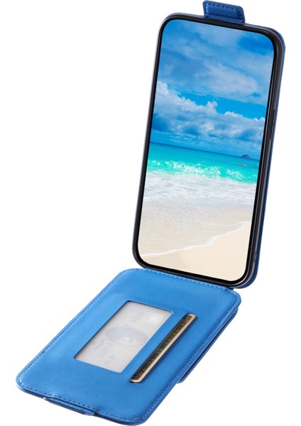 Samsung Galaxy A05S Telefon Kılıfı 4g Pu Deri + Tpu Dikey Kart Tutucu Telefon Kapağı 2 Kayışla (Yurt Dışından)
