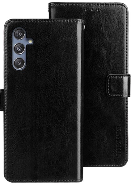 Samsung Galaxy M34 5g / F34 5g Çılgın At Doku Cüzdan Kapağı (Yurt Dışından)