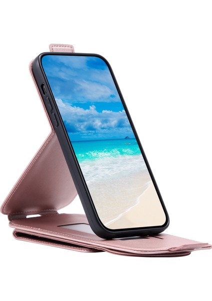 Samsung Galaxy A05S Telefon Kılıfı 4g Pu Deri + Tpu Dikey Kart Tutucu Telefon Kapağı 2 Kayışla (Yurt Dışından)