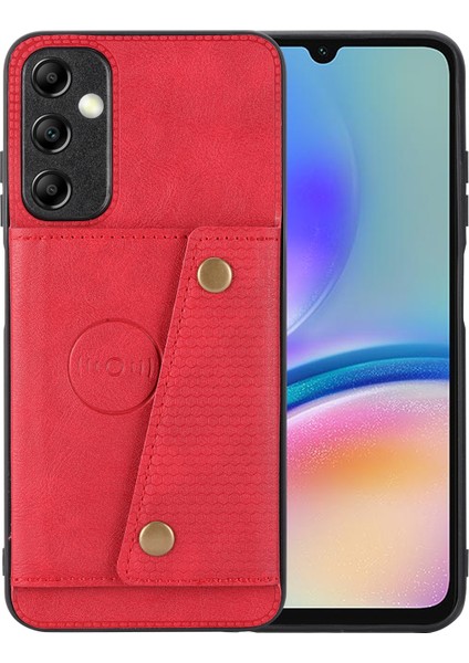 Samsung Galaxy A15 5g Anti-Drop Deri Kaplamalı Tpu Kart Tutucu Telefon Kabuğu (Yurt Dışından)