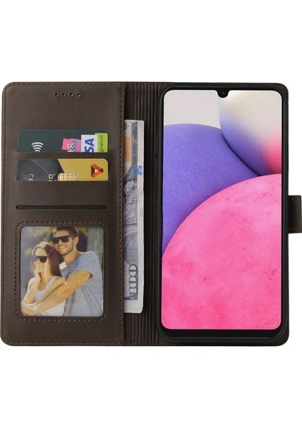 Samsung Galaxy A33 5g Ekleme Pu Deri Cüzdan Stand Kılıfı Tam Koruma Iç Tpu Telefon Kapağı (Yurt Dışından) fırsatları