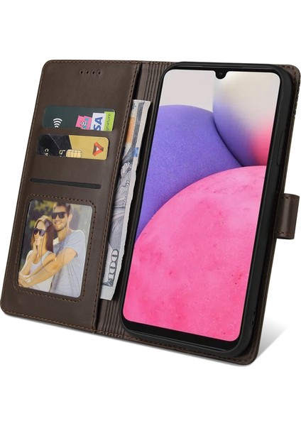 Samsung Galaxy A33 5g Ekleme Pu Deri Cüzdan Stand Kılıfı Tam Koruma Iç Tpu Telefon Kapağı (Yurt Dışından) indirimleri