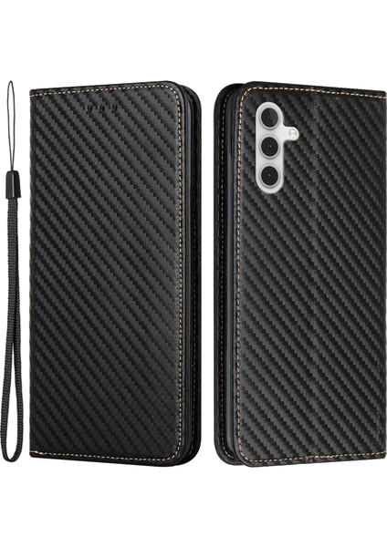Samsung Galaxy A25 5g Manyetik Kasa Deri Flip Stant Örtüsü (Yurt Dışından)