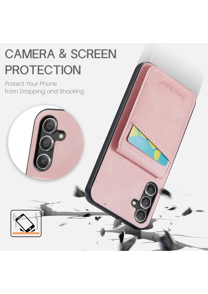 Samsung Galaxy A13 5g Kart Yuvaları Pu+Tpu Arka Kapak (Yurt Dışından)