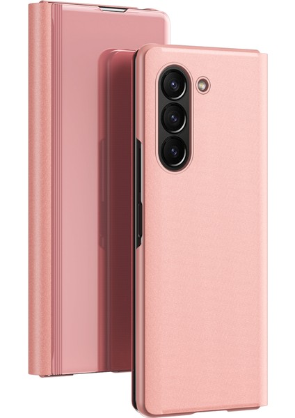 Samsung Galaxy Z Fold6 5g Görünüm Penceresi Pu Deri + Pc Galvanik Telefon Kapağı (Yurt Dışından) fırsatları