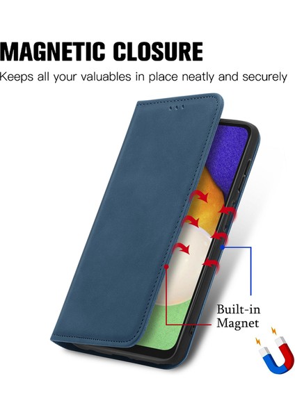 Samsung Galaxy A13 5g / A04S 4g Cilt Dokunuşlu Manyetik Telefon Standı Kapağı (Yurt Dışından) fiyatları