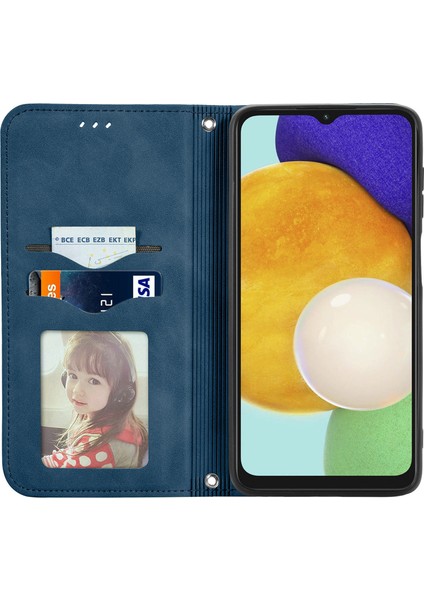 Samsung Galaxy A13 5g / A04S 4g Cilt Dokunuşlu Manyetik Telefon Standı Kapağı (Yurt Dışından) fırsatları