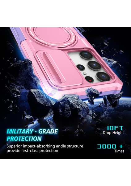 Samsung Galaxy S23 Ultra Slayt Lens Pencere Kickstand Telefon Kapağı (Yurt Dışından) indirimleri