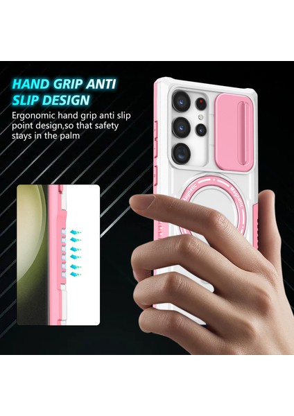 Samsung Galaxy S23 Ultra Slayt Lens Pencere Kickstand Telefon Kapağı (Yurt Dışından) fiyatları