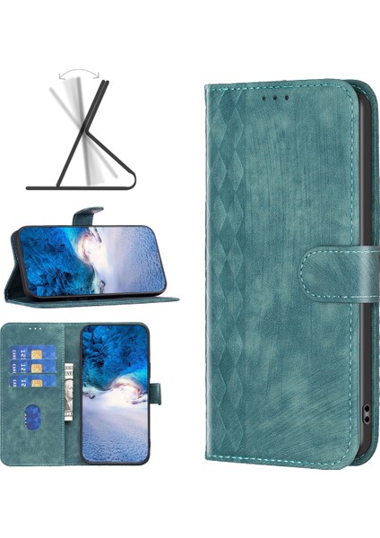 Samsung Galaxy S23 Fe Flıp Stand Cüzdan Kılıfı Baskılı Rhombus Pu Deri Telefon Kapağı (Yurt Dışından) indirimleri