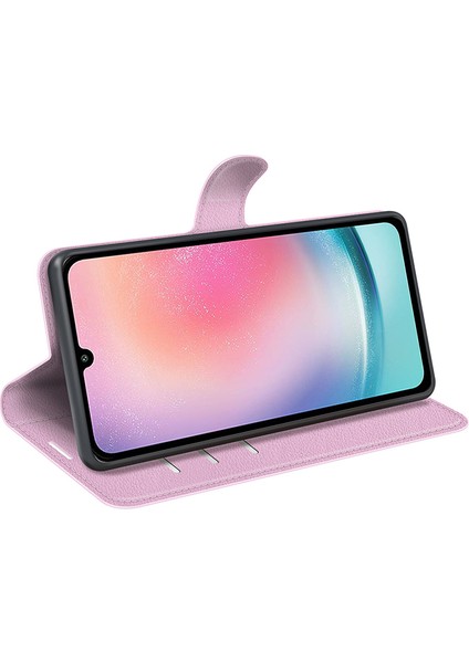 Samsung Galaxy A25 5g Ince-Fit Cüzdan Telefon Kabuğu Litchi Doku Deri Stand Kapağı (Yurt Dışından) modelleri