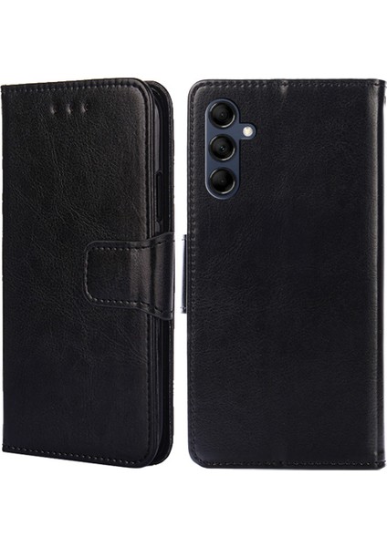 Samsung Galaxy M14 5g Dokulu Cep Telefonu Pu Deri Cüzdan Stand Kapağı Için Manyetik Toka Kılıfı (Yurt Dışından)