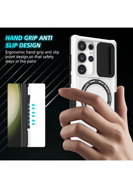 Samsung Galaxy S23 Ultra Slayt Lens Pencere Kickstand Telefon Kapağı (Yurt Dışından) fiyatları