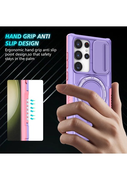 Samsung Galaxy S23 Ultra Slayt Lens Pencere Kickstand Telefon Kapağı (Yurt Dışından) fiyatları