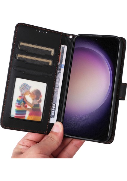 Samsung Galaxy S23 Çıkarılabilir Kapak+ Damla Dayanıklı Deri Telefon Kabuğu (Yurt Dışından)