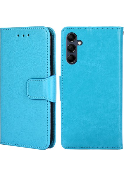 Samsung Galaxy M14 5g Dokulu Cep Telefonu Pu Deri Cüzdan Stand Kapağı Için Manyetik Toka Kılıfı (Yurt Dışından)