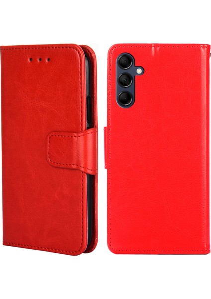 Samsung Galaxy M14 5g Dokulu Cep Telefonu Pu Deri Cüzdan Stand Kapağı Için Manyetik Toka Kılıfı (Yurt Dışından)