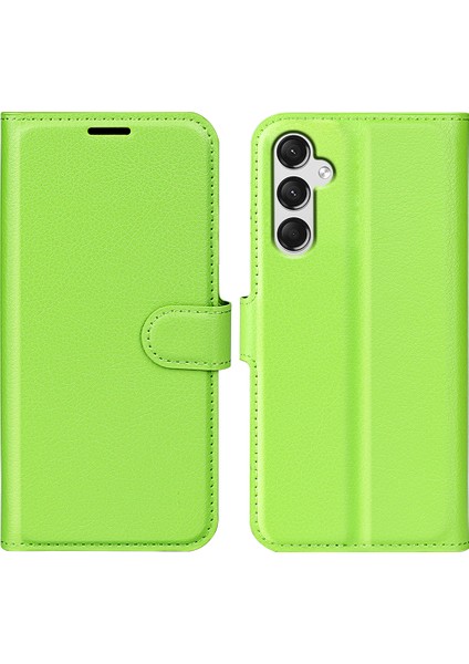 Samsung Galaxy A25 5g Ince-Fit Cüzdan Telefon Kabuğu Litchi Doku Deri Stand Kapağı (Yurt Dışından)