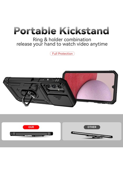 Samsung Galaxy S23 Fe Kılıf Slayt Kamera Koruma Kickstand Telefon Kapağı (Yurt Dışından) fiyatları