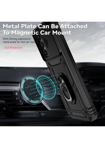 Samsung Galaxy S23 Fe Kılıf Slayt Kamera Koruma Kickstand Telefon Kapağı (Yurt Dışından) modelleri