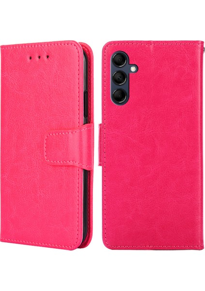 Samsung Galaxy M14 5g Dokulu Cep Telefonu Pu Deri Cüzdan Stand Kapağı Için Manyetik Toka Kılıfı (Yurt Dışından)