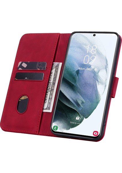 Samsung Galaxy A54 5g Rhombus Basılı Basılı Dalgalı Pu Deri Akıllı Telefon Kapağı (Yurt Dışından) fiyatları
