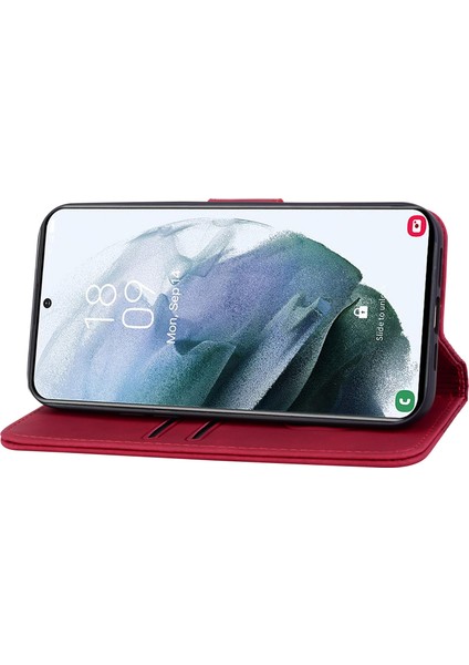Samsung Galaxy A54 5g Rhombus Basılı Basılı Dalgalı Pu Deri Akıllı Telefon Kapağı (Yurt Dışından) modelleri